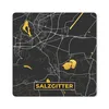 MuchoWow® Mauspad Mousepad Salzgitter - Gold - Stadtplan - Produktbild-Vorschau 1