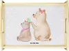 Mr. & Mrs. Panda Tablett Bär Kind - Grau Pastell - Produktbild-Vorschau 1