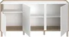 Buffet MORPHOS - L 150 x P 40 x H 74,5 cm - Blanc/Chêne - 3 Voir les images du produit 5