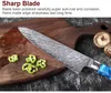 Zestaw noży ze stali nierdzewnej Damascus VG10 Zestaw Podgląd zdjęcia produktu 6