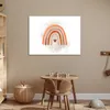Wanddeko 70x50 cm - Kinder - Pastell - Regenbogen, Deko, Produktbild-Vorschau 2