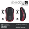 Logitech Wireless Mouse M185 red Produktbild-Vorschau 19