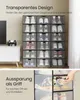 Schuhboxen, Schuh-Organizer aus Kunststoff, mit Tür, Produktbild-Vorschau 7