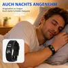 Vibrationswecker als Armband mit Schlaf-Tracker (Schwarz) – Produktbild-Vorschau 2