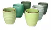 6er Set Green Kaffeebecher Grün 350ml ohne Henkel Produktbild-Vorschau 1