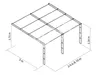 Terrassendach 3x8x2.7m mit Doppelstegplatten Sonnenschutz Produktbild-Vorschau 5