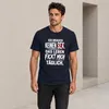 Camiseta para hombre, color azul marino, talla XXL, con el Vista previa de la imagen del producto 3