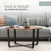 holz4home® Couchtisch Indie I Runder Wohnzimmertisch Ø88cm Produktbild-Vorschau 4