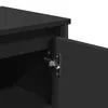 A close-up view of a black cabinet door hinge. Anteprima dell’immagine prodotto