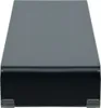 vidaXL Table TV/rehausse d'écran en verre noir 100x30x13 cm Voir les images du produit 8
