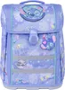 A purple backpack with Stitch characters and clouds. Podgląd zdjęcia produktu