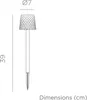 New Garden Gretita Solar Erdspieß Leuchte, 4er Pack Weiß Produktbild-Vorschau 6