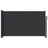 Zaťahovacia bočná markíza, čierna 120x600 cm Náhľad obrázku produktu 3