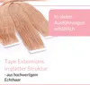 hair2heart Tape Extensions Echthaar glatt - 10 Tapes 2.5g Produktbild-Vorschau 3