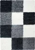 Carpetsale24 Hochflor Teppich Shaggy Karo Design Weich Produktbild-Vorschau 4