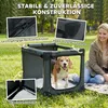 Hundebox faltbar Hundetransportbox mit Kissen abnehmbar Produktbild-Vorschau 5