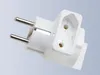 Duplex Schutzkontakt Euro Stecker Adapter Steckdose Produktbild-Vorschau 1