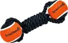 Beeztees Baumwollknoten Tennisball Jef – Schwarz – 22x7x6,3 Produktbild-Vorschau 3