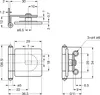 Charnière de porte en verre LAMP® GH34-0CR-K, verre 4-6 mm Voir les images du produit 2