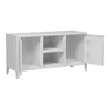 TV skrinka 'Kotka' s 2 dvierkami kov 113 x 40 x 58 cm Biela Náhľad obrázku produktu 8