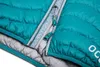 Isolationsjacke "TSUNAMI ECO Women" von Ocun in Türkis mit Reißverschluss und grauem Innenfutter. Produktbild-Vorschau