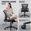 Yaheetech Bürostuhl Schreibtischstuhl mit gepolstertem Produktbild-Vorschau 5