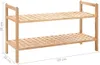 vidaXL Schuhregal Walnussholz Massiv 69x26x40 cm Produktbild-Vorschau 5