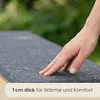 Bierbankauflage Filz S 2er Set Grau 170x23x1cm Produktbild-Vorschau 4