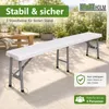 TRUTZHOLM Bierzeltbank klappbar für 4 Personen, 180 x 30 x Produktbild-Vorschau 5