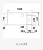Spüle Blanco AXIA III 6 S 1000 x 510 mm schwarz ohne Produktbild-Vorschau 11