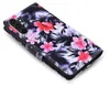 A close-up, angled view of a floral patterned phone case. Produktbild-Vorschau