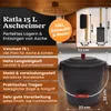 BLACK OAK Ascheeimer KATLA 15L – Set mit Schaufel & Besen Produktbild-Vorschau 2