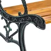 KADAX Gartenbank aus Holz, 127 cm, Gusseisenbank mit Produktbild-Vorschau 11
