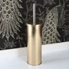 Szczotka toaletowa Tendance złota metalowa 9,8x9,8x38 cm Podgląd zdjęcia produktu 2
