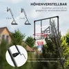 SPORTNOW Basketballständer 236–293 cm Basketballkorb mit Produktbild-Vorschau 4