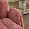 Chenille-Bürostuhl mit breiter Sitzfläche und verstellbaren Produktbild-Vorschau 3