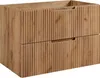 RODAN | Hänge Badschrank - 80 cm - Braun Eiche - Elegante Produktbild-Vorschau 1