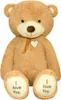 TEDBI XXL Grand Ours en peluche Peluche en tissu animal Voir les images du produit 5