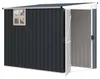 Outsunny Metall Gerätehaus 2,7m² 128x231x181cm Produktbild-Vorschau 1