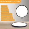 ZMH Plafonnier LED Variateur d'intensité - 20W Salle de Voir les images du produit 2