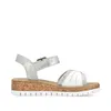 Rieker Damen-Sandalette Silber-Weiß, Farbe:multicolor, EU Produktbild-Vorschau 8