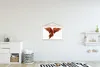 MuchoWow® Textilposter Ara - Vogel - Federn - Weiß 60x40 cm Produktbild-Vorschau 2