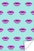 MuchoWow® Poster Lippen - Lila - Muster 20x30 cm - Produktbild-Vorschau 1