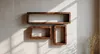 Design Wandregal 3er Set BOHA Massiv Holzregale Sheesham Produktbild-Vorschau 5