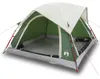 vidaXL Tenda da campeggio 4 persone Verde Impermeabile Anteprima dell’immagine prodotto 1