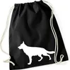 Huuraa Turnbeutel Deutscher Schäferhund Silhouette 12 Liter Produktbild-Vorschau 1