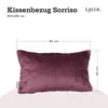 Samt Kissenbezug Kissenhülle berry Produktbild-Vorschau