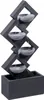 dobar Großer Design-Gartenbrunnen mit Pumpe und LEDŽs, Produktbild-Vorschau 2