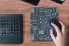 MuchoWow® Mauspad Mousepad Muster - Pfannen - Kochen 19x23 Produktbild-Vorschau 4