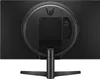 The back of a black LG monitor with ports and a stand mount. Náhled obrázku produktu